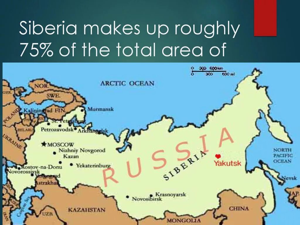 Total area of the russian federation. Russia is located. Yekaterinburg on the Map of Russia.
