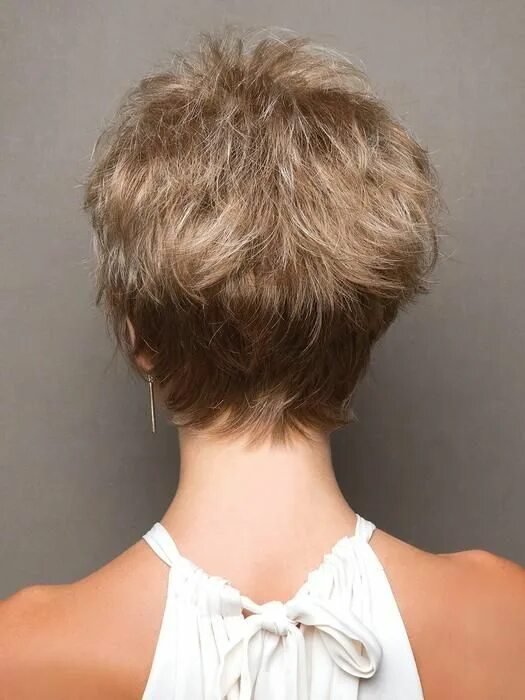 Прически на короткие волосы сзади Stacked Bob Synthetic Wig Final Sale Short hair styles, Short hair back, Short h