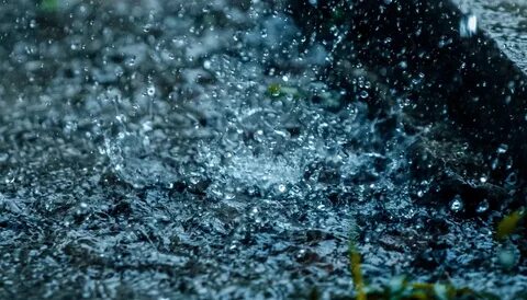 Raining while