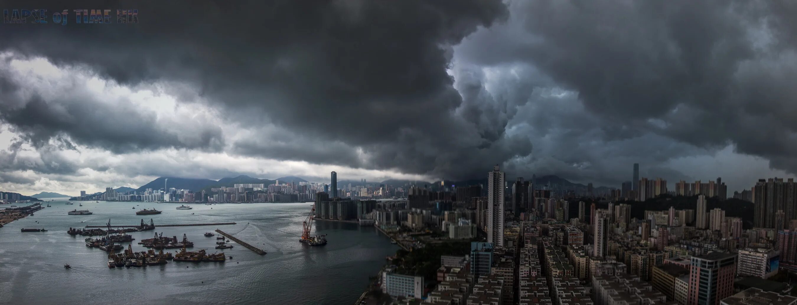 This pollution is gathered in clouds