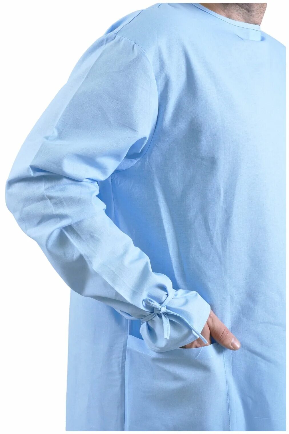костюм хирурга кос 313. медицинская бязь. костюм медицинский мужской 57% хлопок белый с серым тиси. (изумруд) кукамед. медицинский халат заречье.