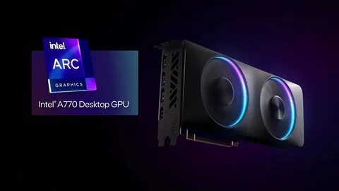 Видеокарта intel arc a770 16gb gddr6