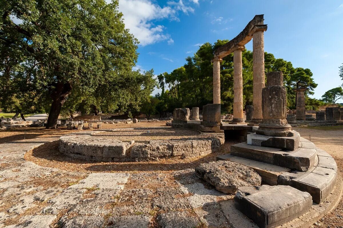 Олимпия Пелопоннес. Священная роща Альтис в Олимпии. Город Олимпия в древней Греции. Древняя Олимпия Пелопоннес.
