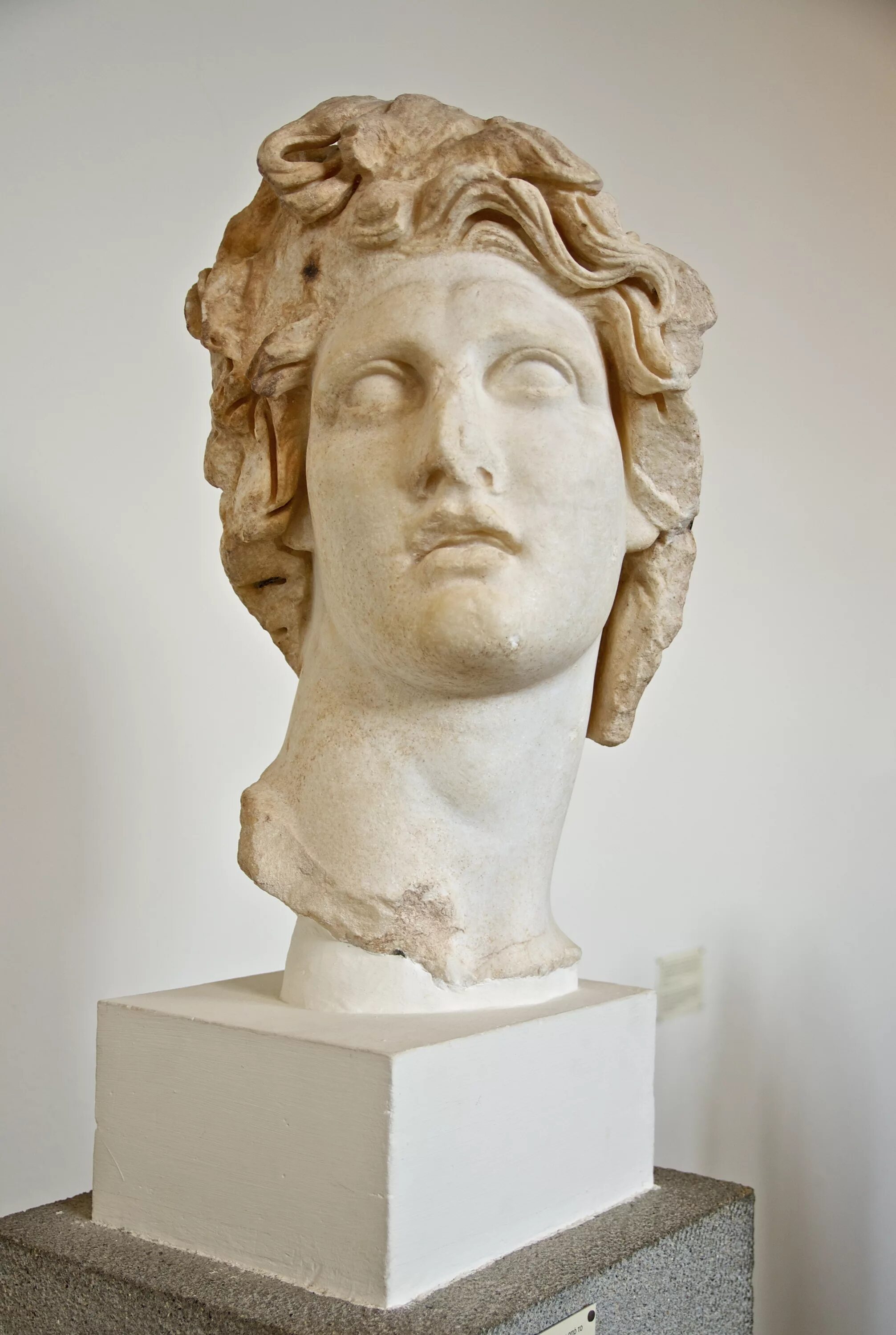 Голова на греческом. Гелиос бюст статуя. Бюст Давида Микеланджело.