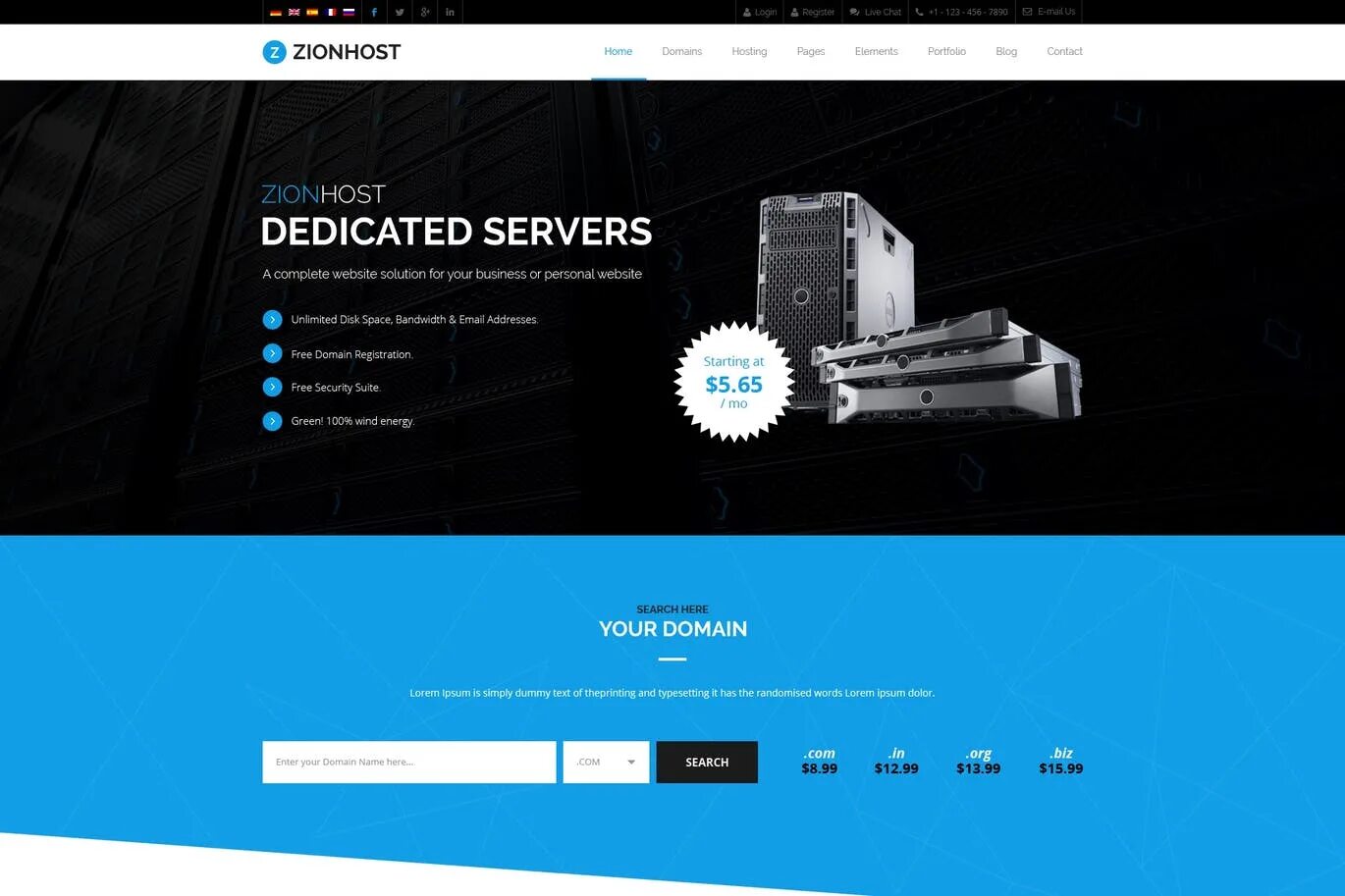 Experience codes. Hosting Theme html free.