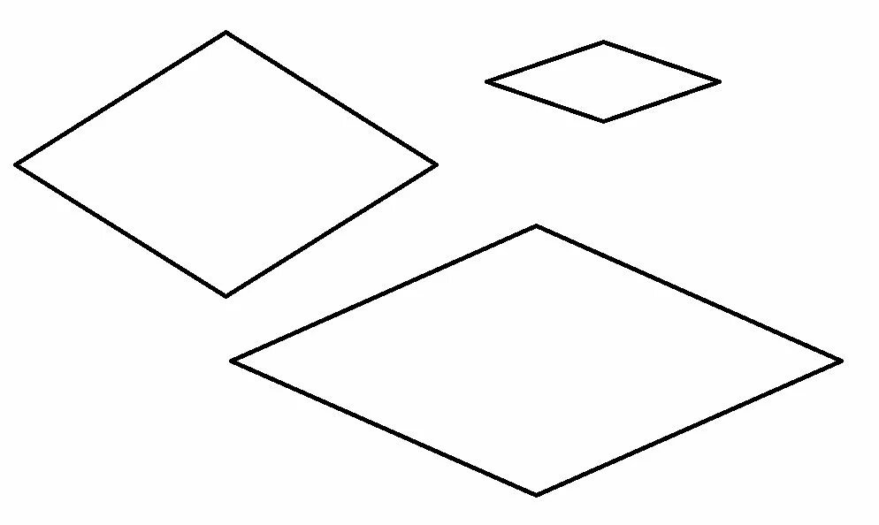 Ромб шаблон для вырезания 10 популярных идей на тему "diamond outline" для вдохновения