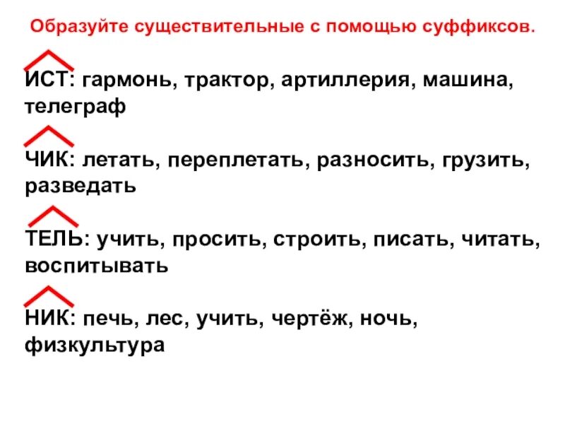 Суффикс в слове называли. Профессии которые образованы от существительных с помощью суффиксов. Образуй от существительных с помощью суффиксов. Профессии образованы от имен существительных с помощью суффиксов. Название профессий существительных с помощью суффиксов.