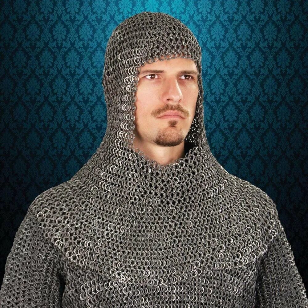 Кольчужник. Кольчуга Хауберк койф. Кольчужный капюшон-койф. Chainmail («Кольчуга»). Койф доспех.