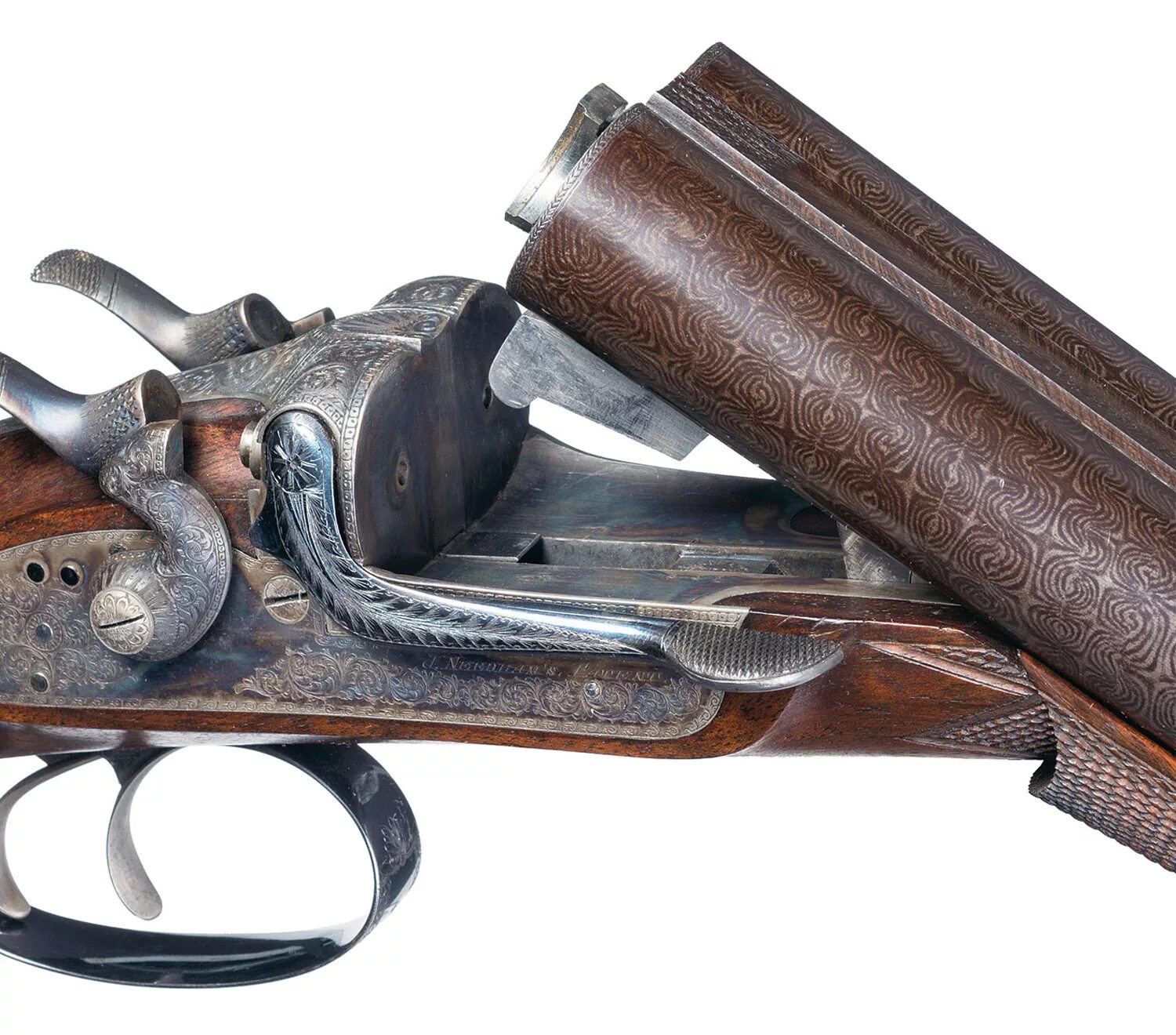 Двухствольное охотничье ружье. Double Barrel Shotgun. Ружье двуствольное 1868. Double Barrel Shotgun 1880. Двуствольное ружье раст.