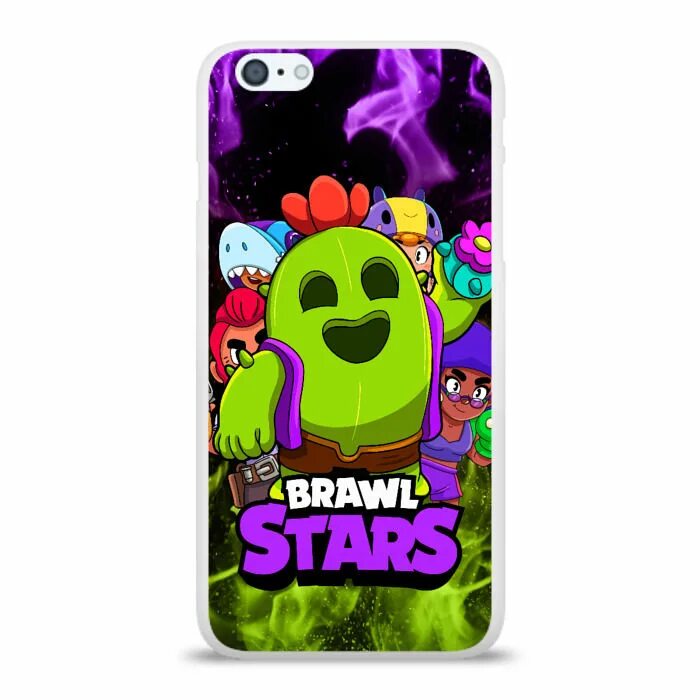 Чехол спайк. Чехол Brawl Stars. Чехол iphone 6 Brawl Stars. Чехол на айфон 6s Plus Brawl Stars. Brawl Stars чехол для iphone 6s Кольт.