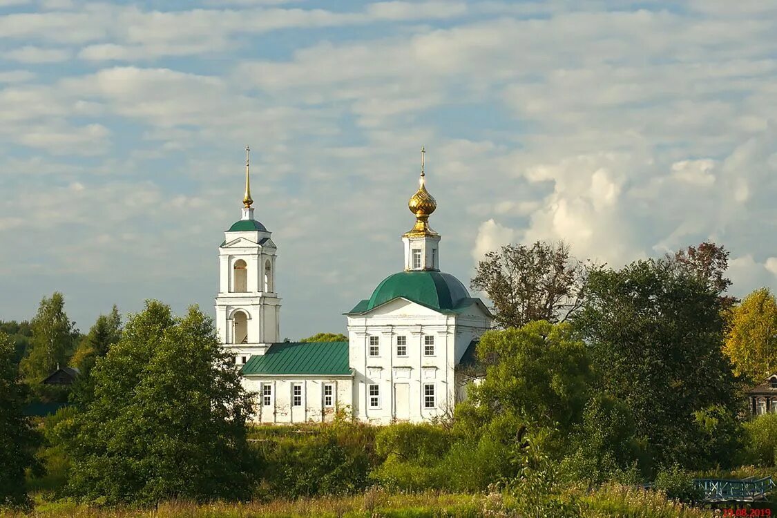 Храм село Сидоровское Ивановская область. Костромская область ивановский район