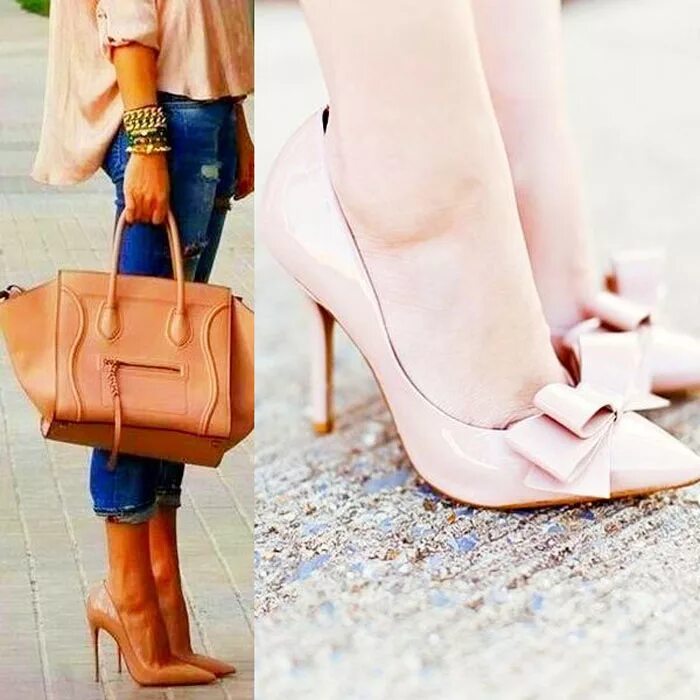 образы с бежевыми туфлями на толстом каблуке. туфли лодочки бежевые в образе. образы с бежевой сумкой. стильные бежевые туфли лодочки. джинсы с бежевыми лодочками.