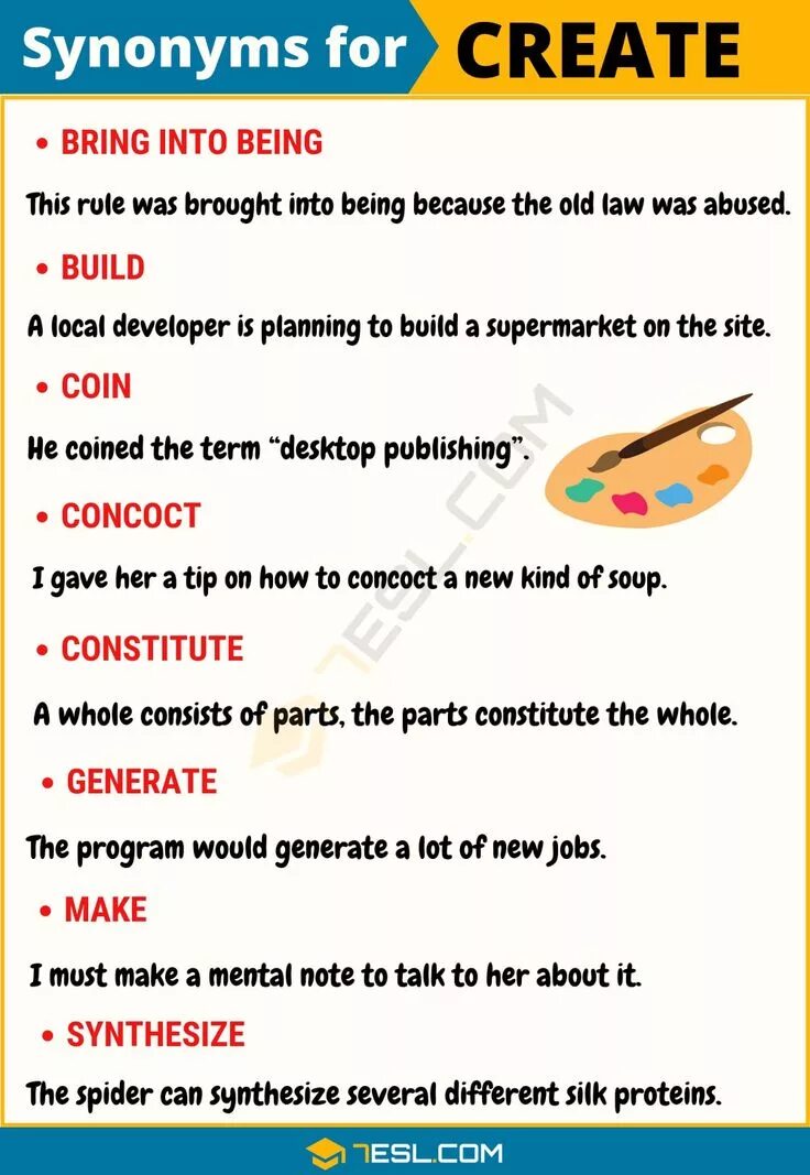 Make up synonym. Create синонимы на английском. make синонимы. choose synonyms. synonyms for several.