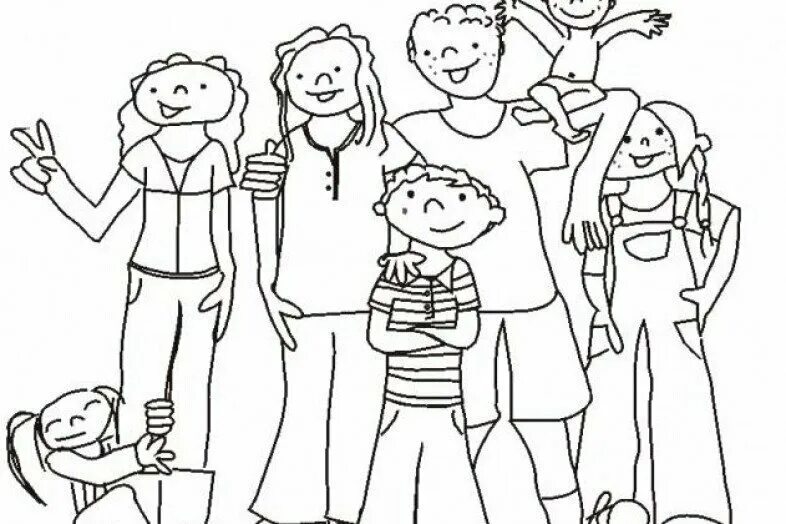 Семья рисунок карандашом. Раскраска семья. Раскраска "моя семья". Семья контурный рисунок. Нарисовать маму папу сестру и брата