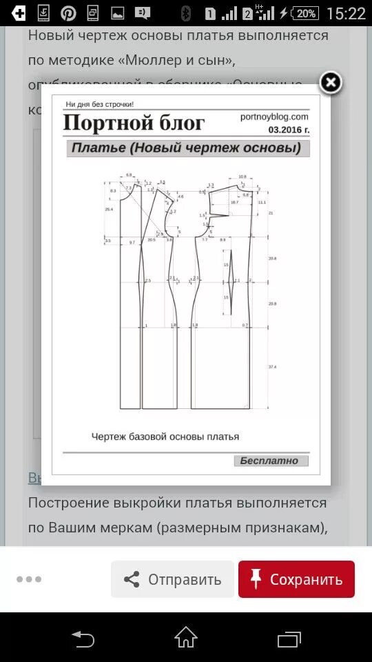 Выкройка женского прямого пальто Портной блог Выкройки, Портной, Шитье