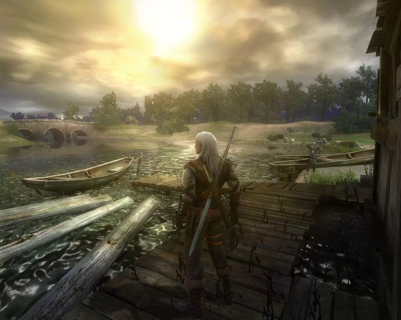 Ведьмак 1 выход игры. The witcher 1 игра. the witcher 2007. 1й ведьмак игра. the witcher enhanced edition геймплей.