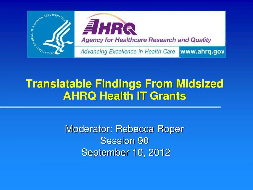 Health gov. AHRQ Agency for Healthcare research and quality. National Agency for research and Development. Effectiveness of research. Patient Safety indicators.