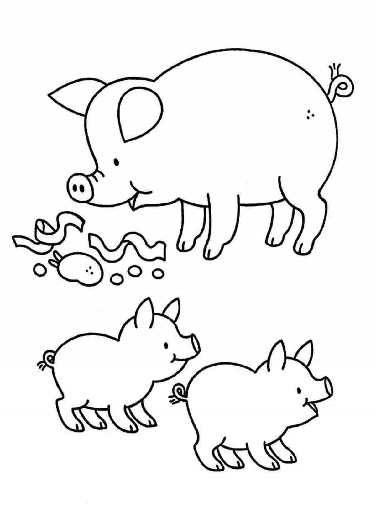 Животные группами раскраски. Рисунки животных для детей. Поросенок раскраска. Раскраски животные для детей. Домашние животные раскраска для детей.