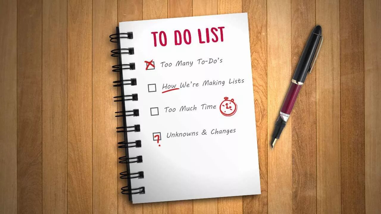 Make a to do list