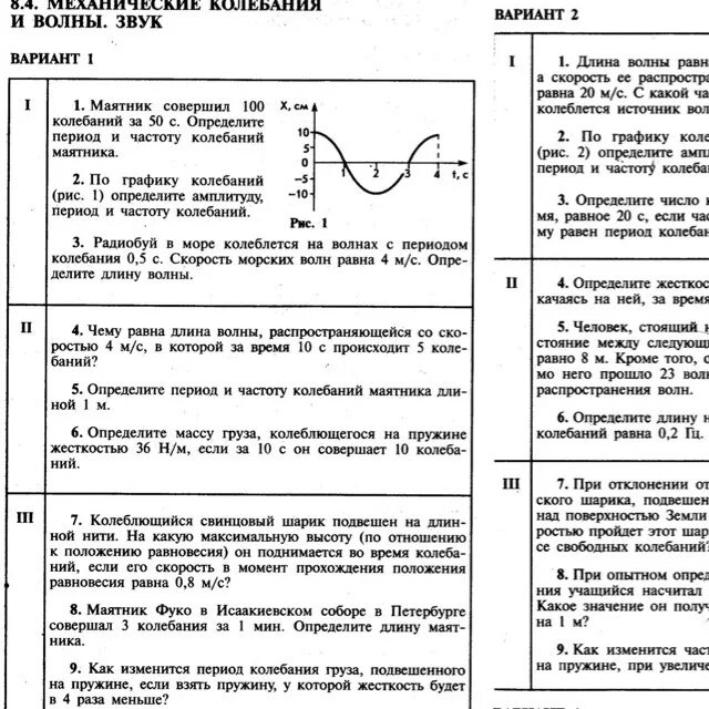 Контрольная работа механические колебания и волны 11 класс с ответами. Механические колебания и волны звук. Механические колебания и волны физика. Механические колебания и волны звук 9 класс. Электромагнитные волны тест 2 варианта