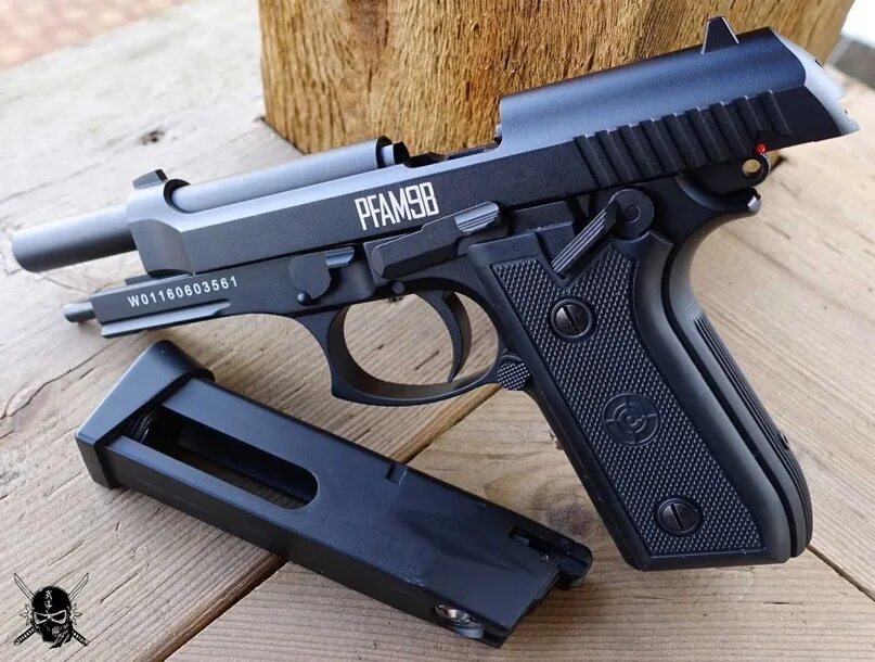 Пневмат Taurus pt92af 6мм. Мощный пневмат