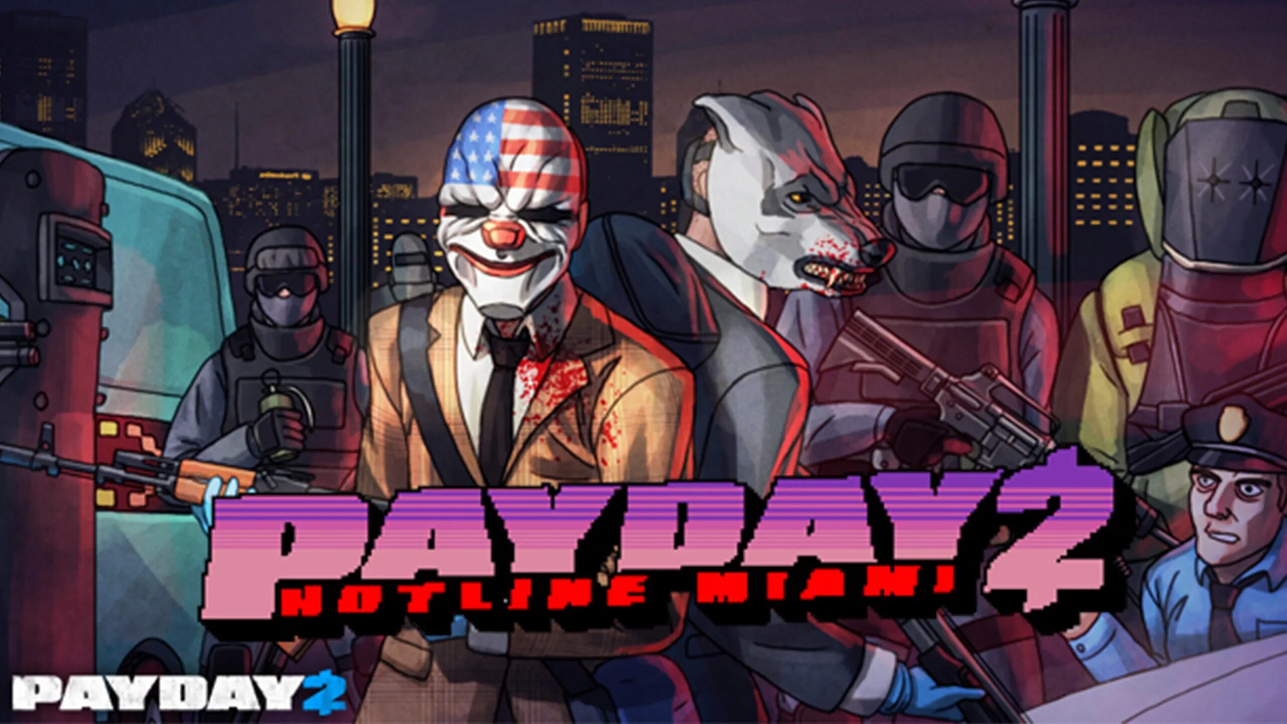 Payday 2 Hotline Miami. Payday 2 Hotline Miami DLC. Payday 2 в Hotline Miami стиле. Payday 2 длс