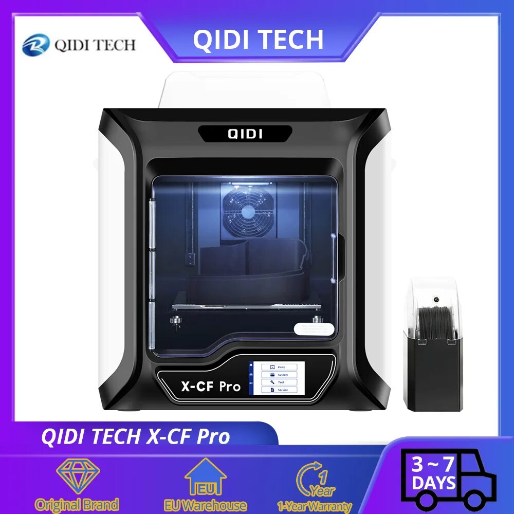 Qidi tech x max. 3d принтер qidi tech x-pro.