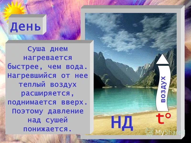 Как нагреваются и охлаждаются суша и вода. Суша нагревается быстрее. что нагревается быстрее суша или вода. суша нагревается и остывает. почему суша нагревается быстрее чем вода.