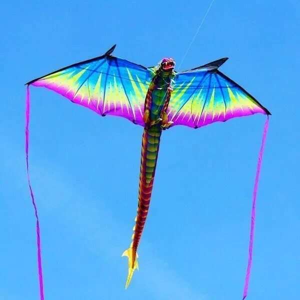 Воздушный змей. Летающий змей. Бумажный змей. Красивый воздушный змей.