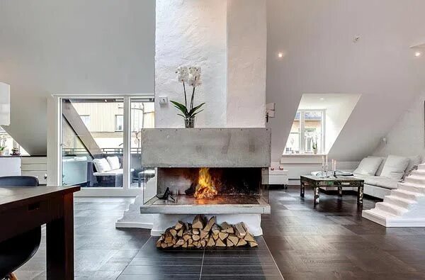 Chimeneas de leÃ ± a o chimeneas de gas Decoración de unas, Chimeneas de interio