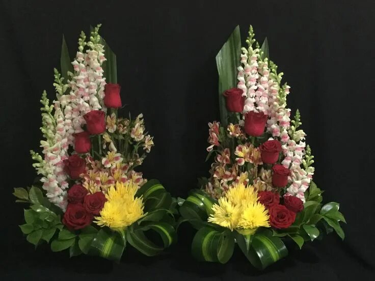 Cool Autumn Pinks in Crate by Andrea Flower arrangements simple, Fresh flowers a