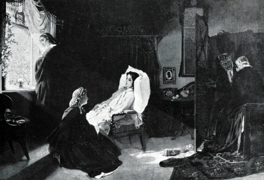 Клодт. «последняя весна» м. (klodt von jurgensburg) (1835-1914). Клодт михаил петрович художник. Михаил петрович клодт.