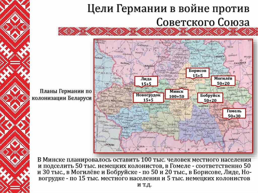 Цели германии в великой отечественной войне. Оборонительные бои на территории Беларуси летом 1941. Цели Германии в войне против СССР. Цели Германии.