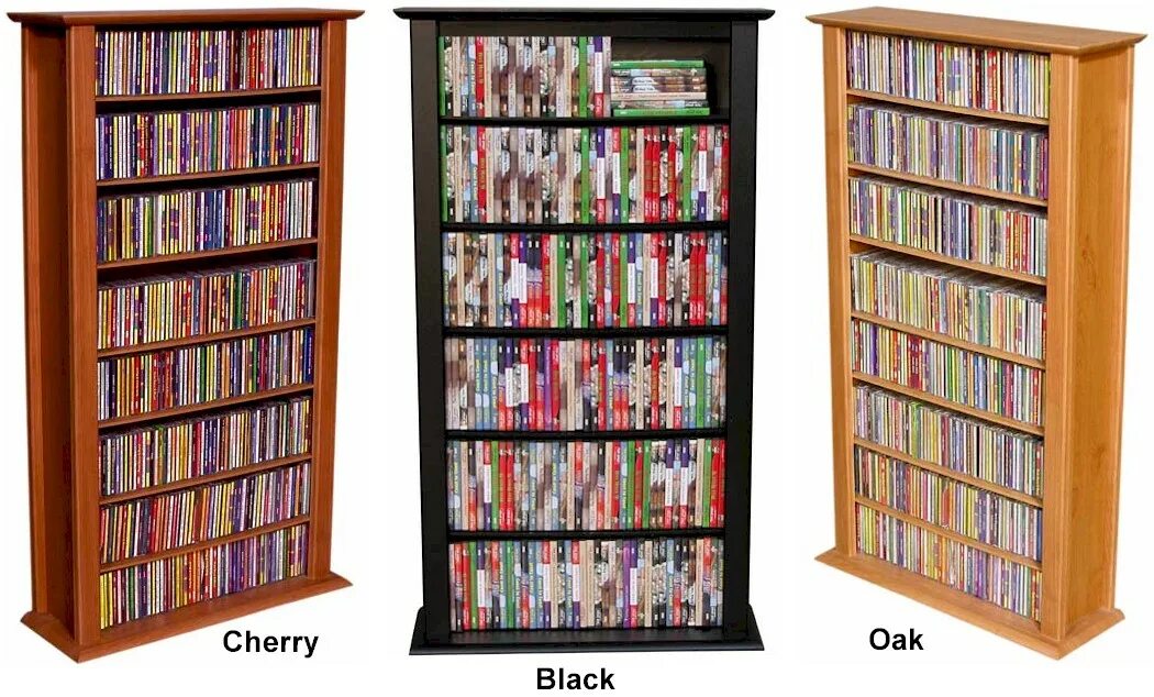 mDesign Plastic Video Game Organizer - Game Storage Holder Bin with Handles for 