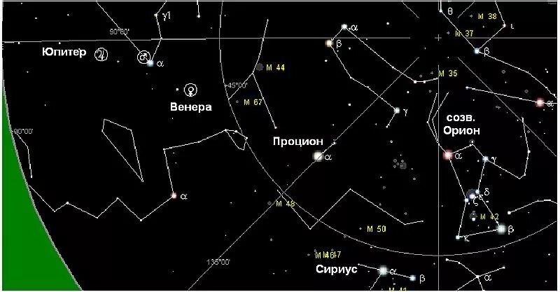 В каком созвездии находится юпитер. Созвездие Сириус на карте звездного неба. Созвездие Орион и Сириус на карте звездного неба. Созвездие Венеры. Созвездия рядом с Венерой.