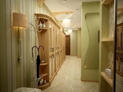 Прихожая в длинный узкий коридор