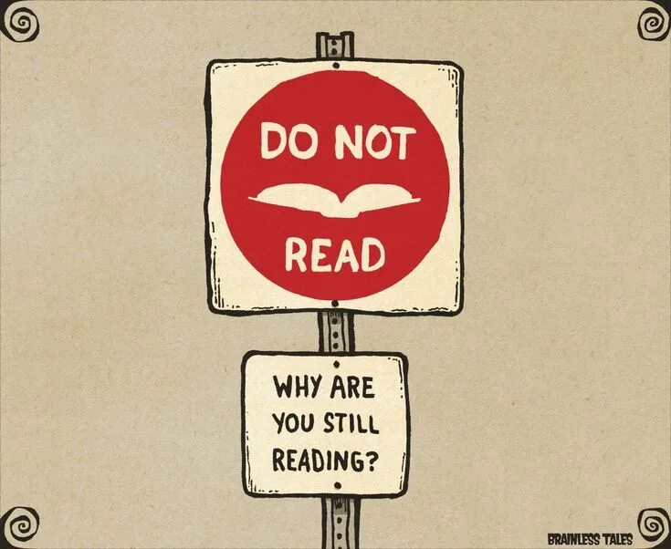 He is not reading a book. Not read. why not. reading not. do not read book.