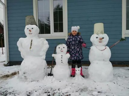 Конкурс снеговиков