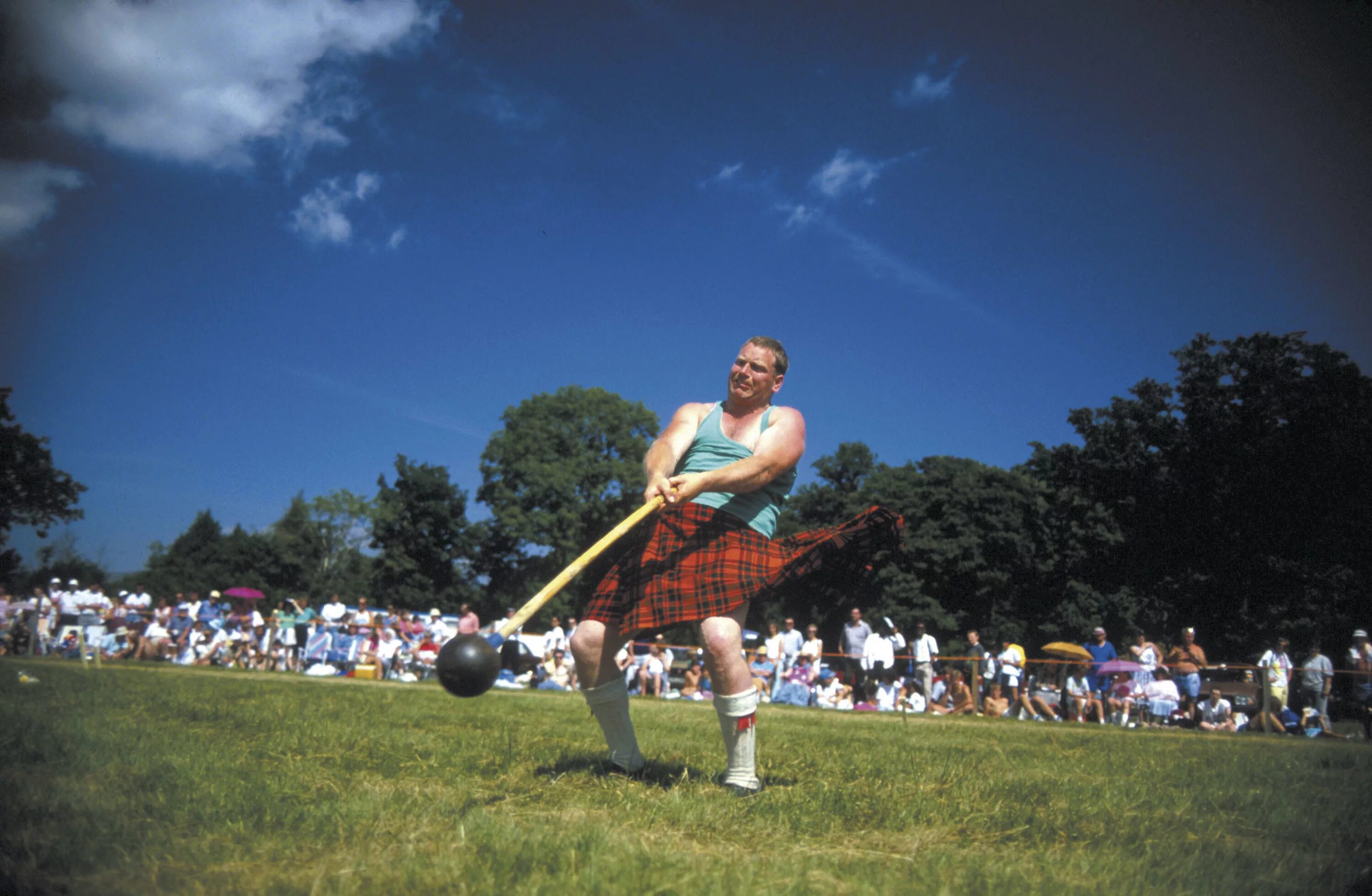 Hammer throw highland games