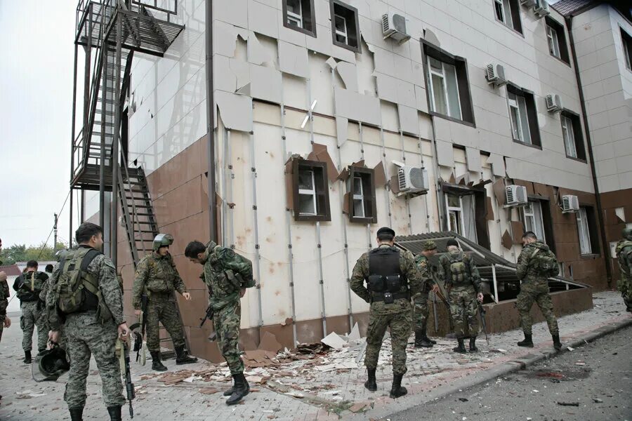 Нападение боевиков на Грозный 2014. Чечня 2010.