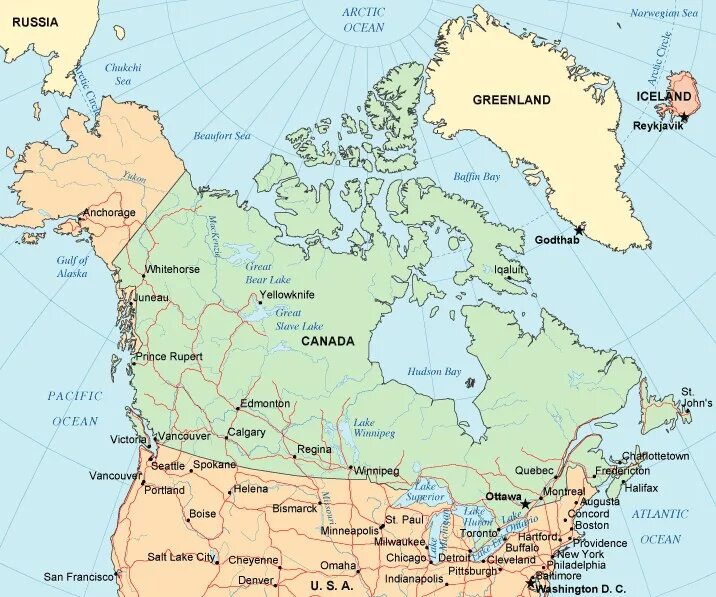Границы северной америки какие. Граница США И Канады на карте. Граница Канады и Америки на карте. Границы Канады на карте. С кем граничит Канада на карте.