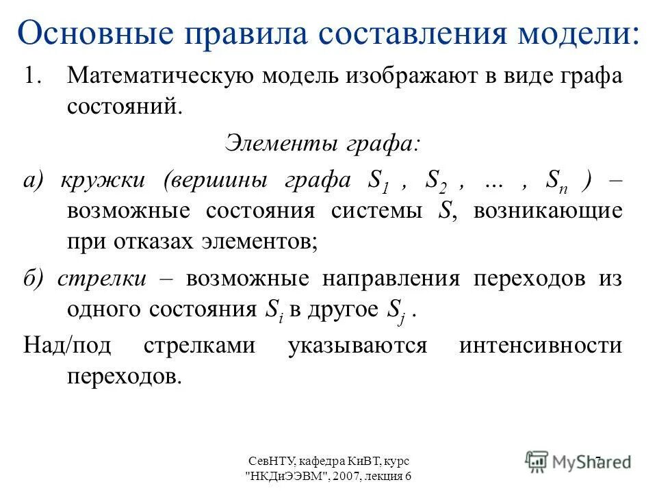 интенсивность переходов