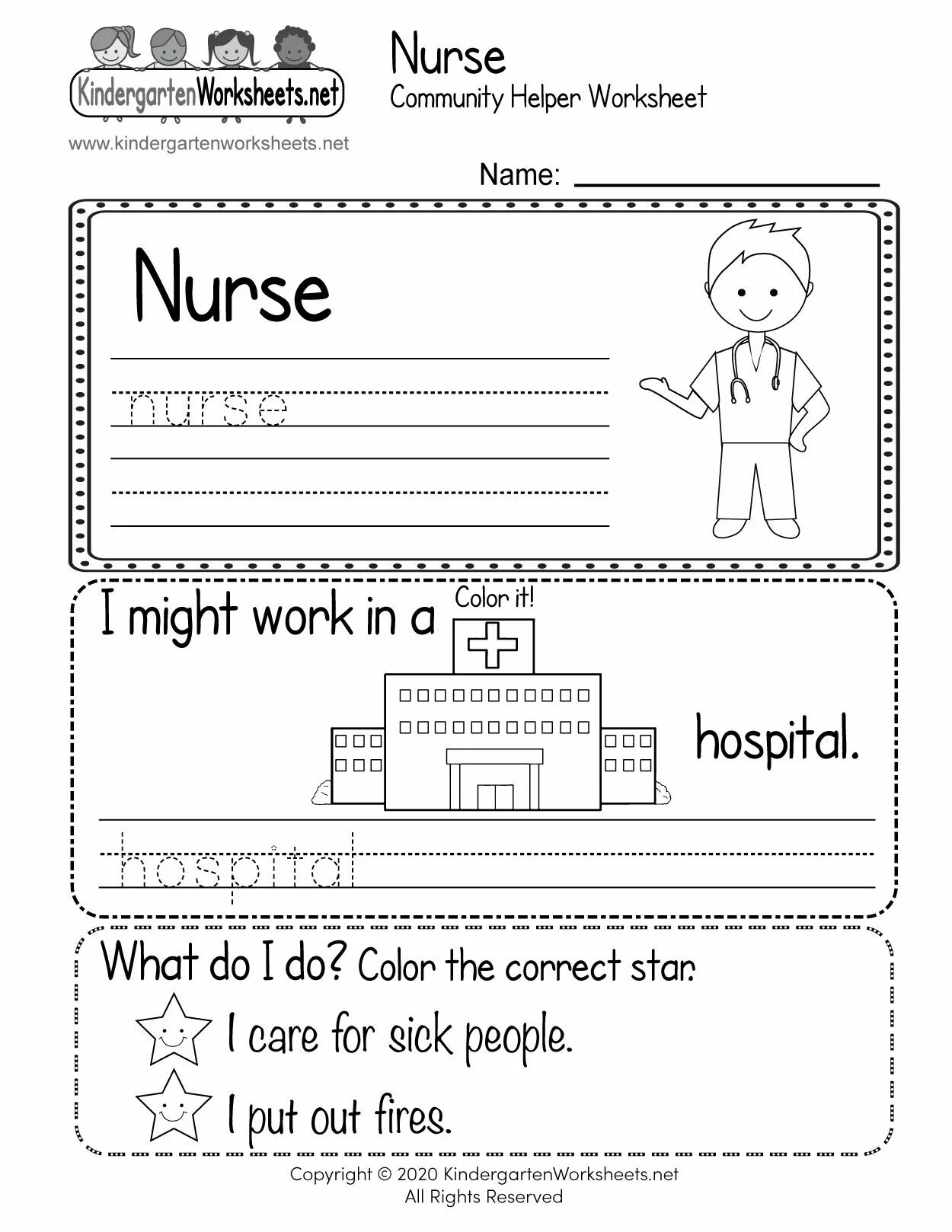 Help worksheets. Community Helpers Worksheets. Nurse Worksheet. Nelly the nurse Worksheet. Etiquette nurse Worksheets.