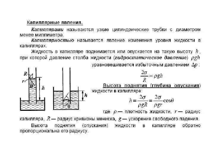 Жидкость капиллярное явление. Свойства жидкостей поверхностное натяжение капиллярные явления. Поверхностное натяжения жидкости. Капиллярные явления.. Смачивание капиллярные явления. Капиллярные явления формула.