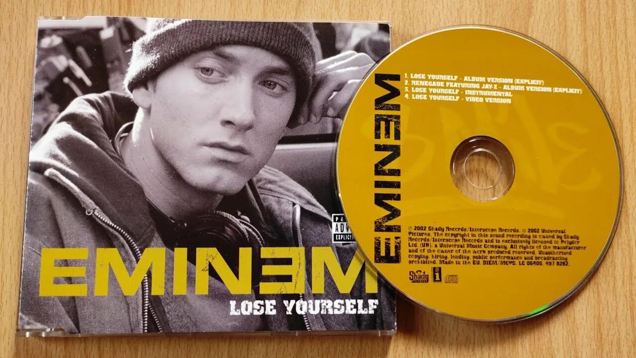 Lose yourself на русском текст. Eminem lose yourself диски. Eminem CD. Эминем lose yourself. Eminem 3 lose yourself компакт диск.