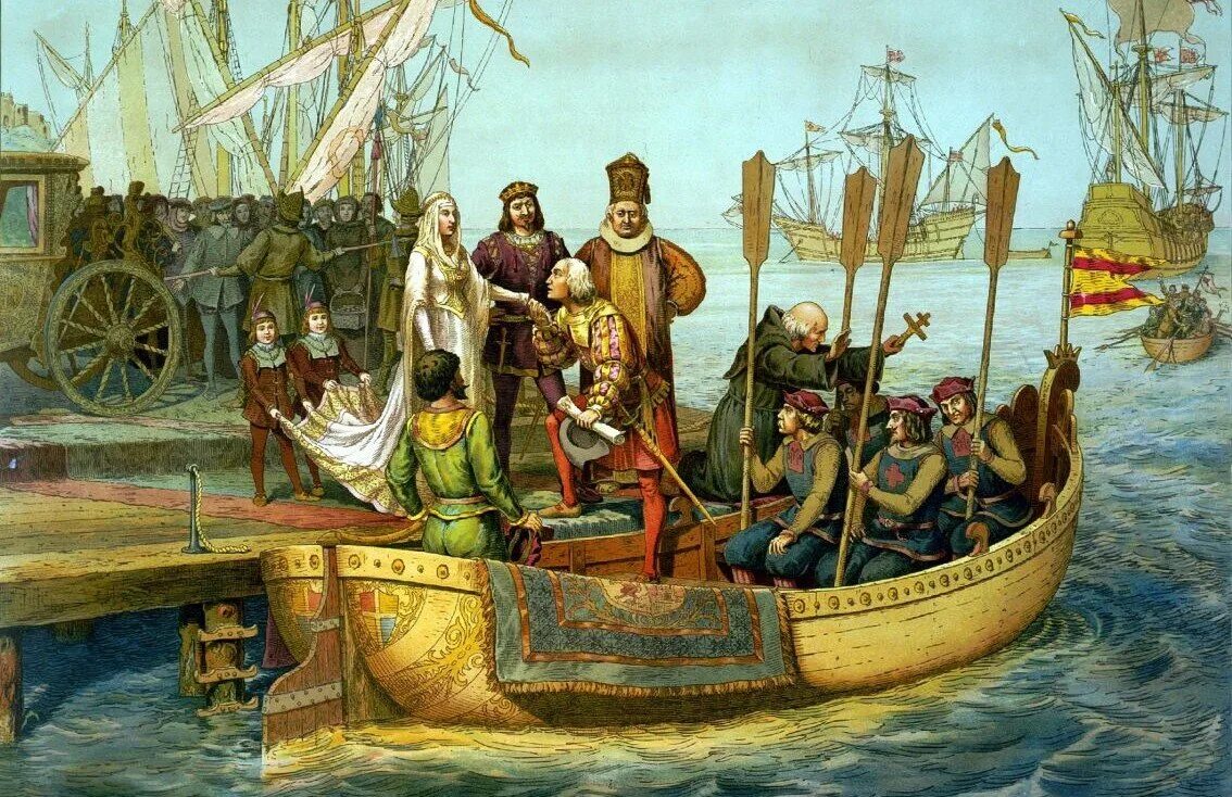 Первая путешествие христофора колумба. Путешествие Христофора Колумба 1492.
