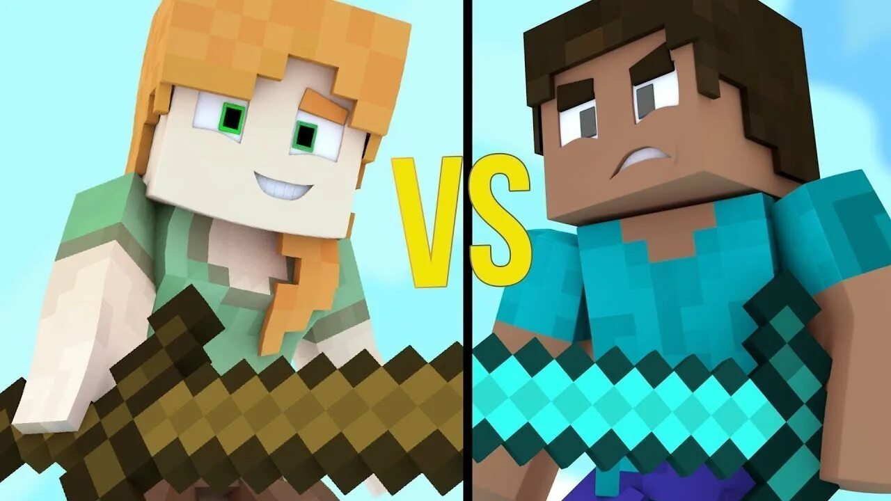 Minecraft steve alex