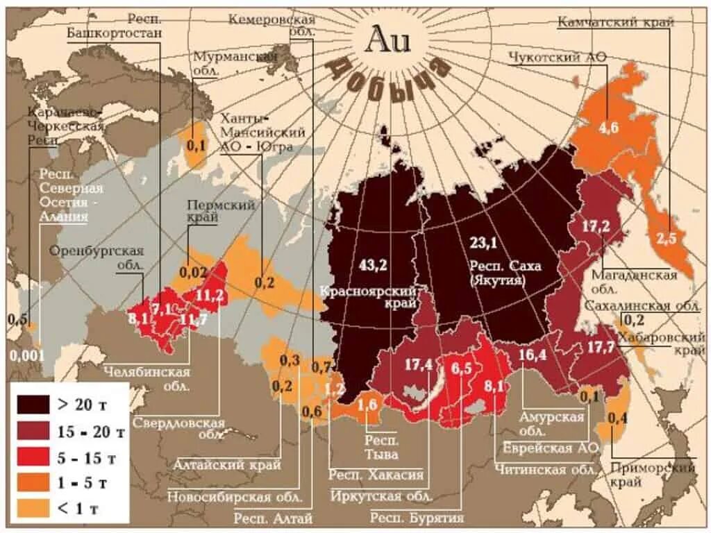 Основная зона добычи