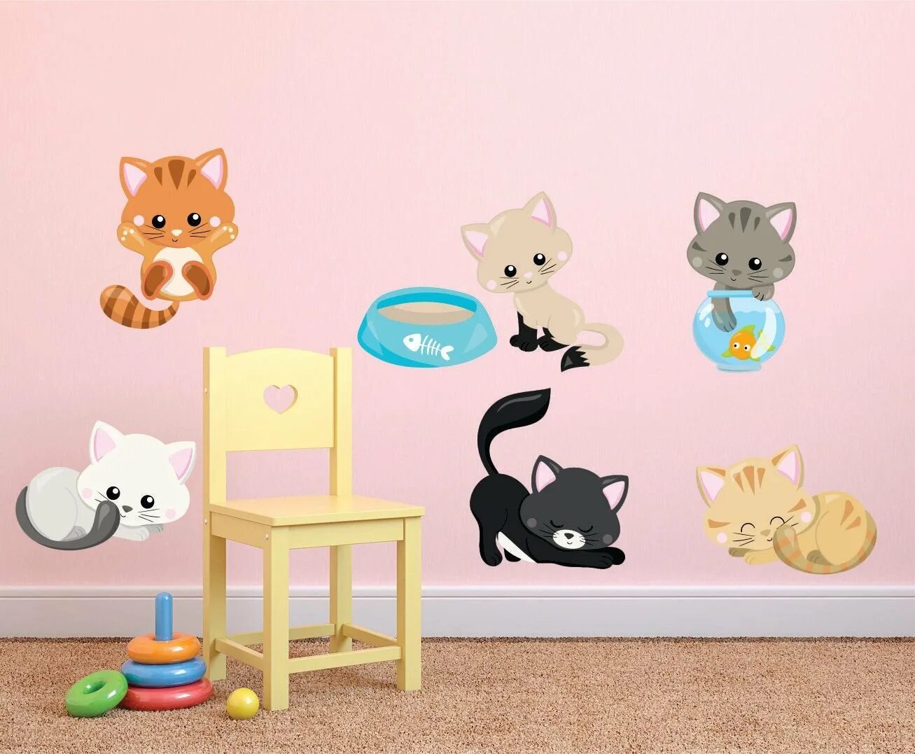 Купить кошку на стене. Кошка на стене игра. Игра стена котенок. Игрушка кирпичная стена с котиком. Картинки с котятами для стен в детском саду.