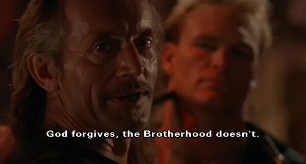 Never stone. Stone Cold 1991. God forgives, brothers don’t. God forgives, brothers don’t Aryan Brotherhood of Texas,.